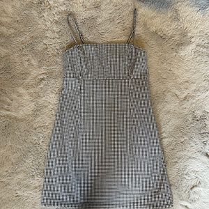 GARAGE Black and White Plaid Dress Size XS